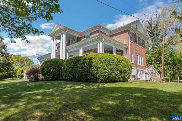 Backyard, Exterior, Facade, Brick Facade, Queen Anne Victorian