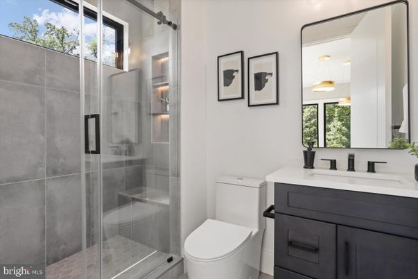 Bathroom, Glass Shower, Interior