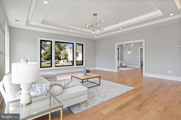 Interior, Living room, Pendant Lights, Recessed Lighting, Wood Texture Flooring