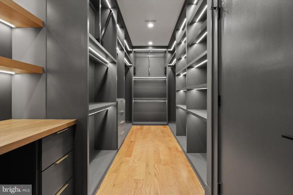 Interior, Recessed Lighting, Walk-in Closets, Wood Texture Flooring
