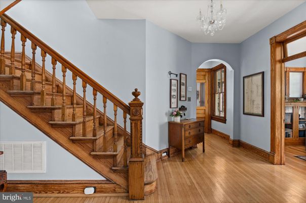 Chandelier, Interior, Wood Texture Flooring