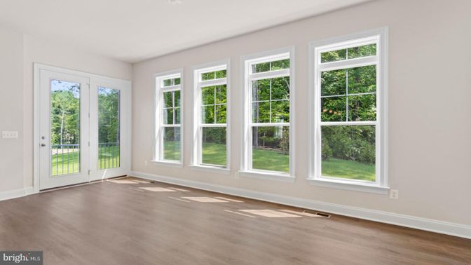 Empty room, Interior, Wood Texture Flooring