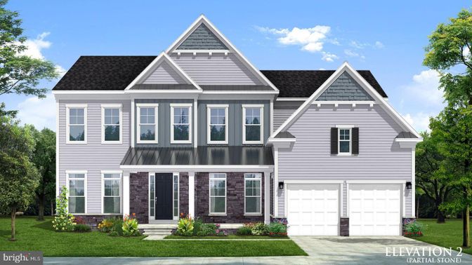Attached, Exterior, Facade, Farmhouse