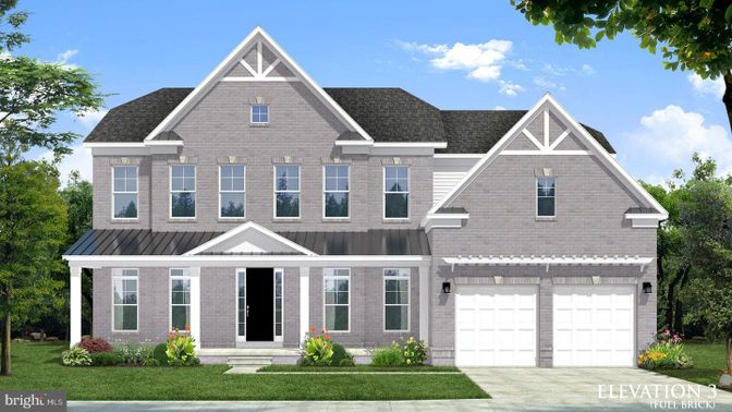 Attached, Exterior, Facade, Brick Traditional