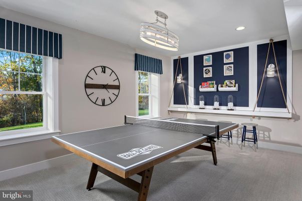 Game Room, Interior, Recessed Lighting