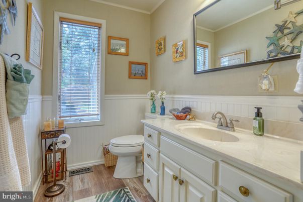 Bathroom, Interior, Wood Texture Flooring