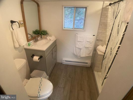 Bathroom, Interior, Wood Texture Flooring