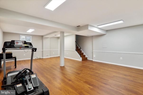 Fitness Equipment, Interior, Wood Texture Flooring
