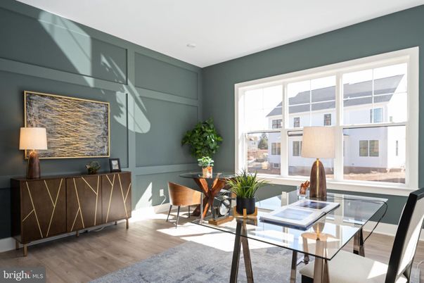 Home Office, Interior, Wood Texture Flooring