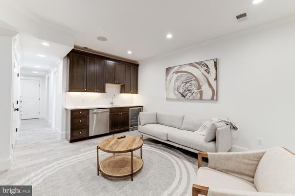 Interior, Kitchen, Living room, Recessed Lighting, Wood Texture Flooring