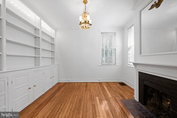 Empty room, Fireplace, Interior, Wood Texture Flooring