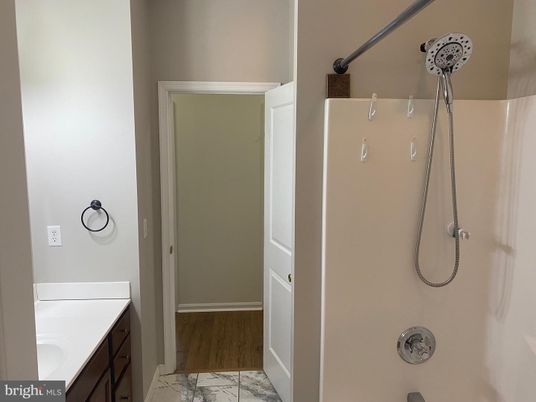 Bathroom, Interior, Marble, Wood Texture Flooring