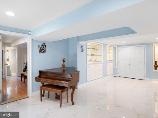 Interior, Marble, Piano, Recessed Lighting