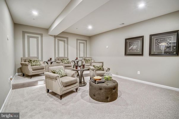 Interior, Living room, Recessed Lighting