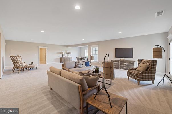 Interior, Living room, Recessed Lighting