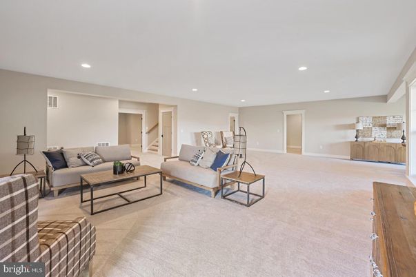 Interior, Living room, Recessed Lighting