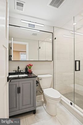 Bathroom, Glass Shower, Interior