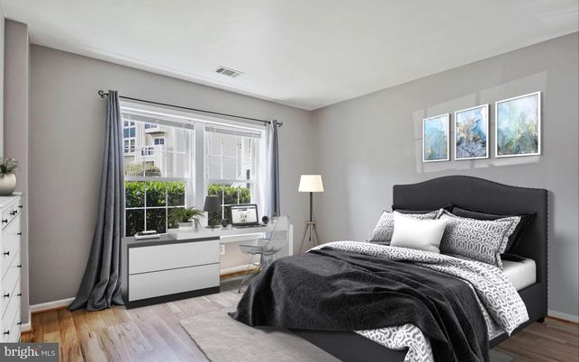 Bedroom, Home Office, Interior, Wood Texture Flooring