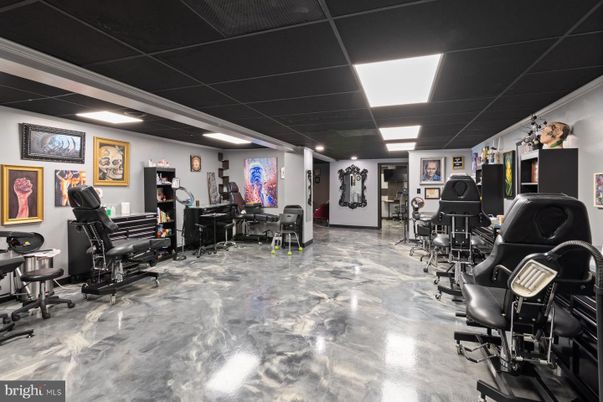 Fitness Equipment, Home Office, Interior, Recessed Lighting