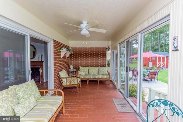 Interior, Stone Walls, Sun Room