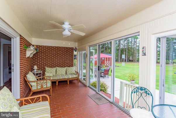 Interior, Stone Walls, Sun Room