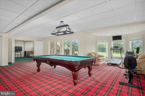 Billiard Table, Fitness Equipment, Game Room, Interior