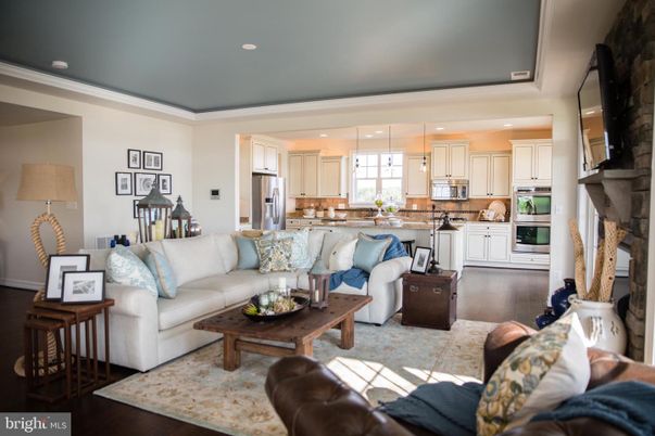 Interior, Kitchen, Living room, Pendant Lights, Recessed Lighting, Stainless Steel Appliances, Wood Texture Flooring