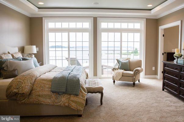 Bedroom, Interior, Recessed Lighting