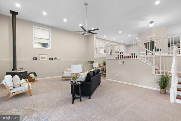 Interior, Living room, Recessed Lighting