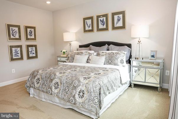 Bedroom, Interior, Recessed Lighting
