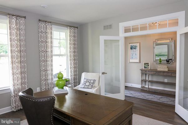 Home Office, Interior, Wood Texture Flooring