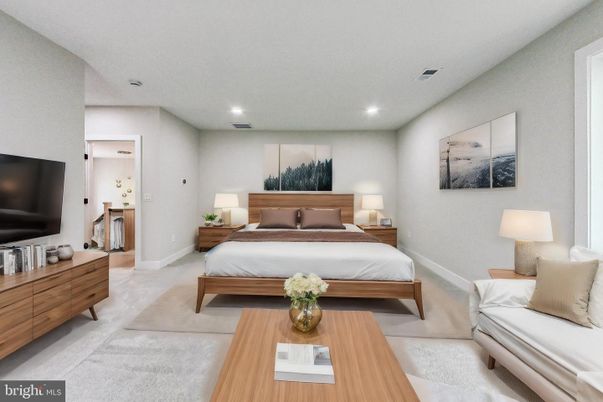Bedroom, Interior, Recessed Lighting