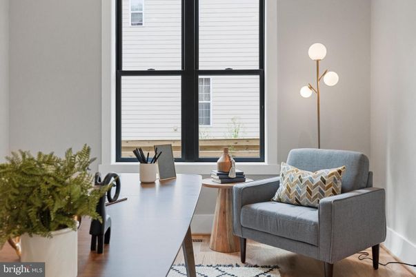 Home Office, Interior, Wood Texture Flooring