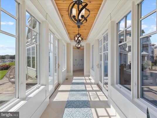 Interior, Sun Room, Wooden Ceilings