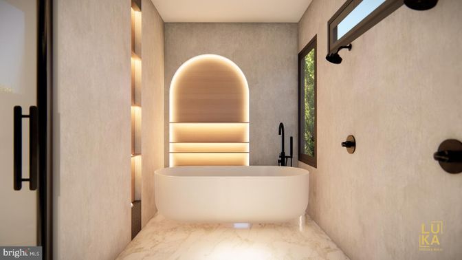 Bathroom, Free Standing Baths, Interior, Marble