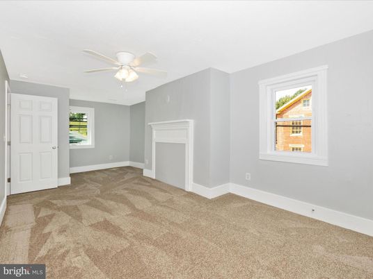 Empty room, Fireplace, Interior
