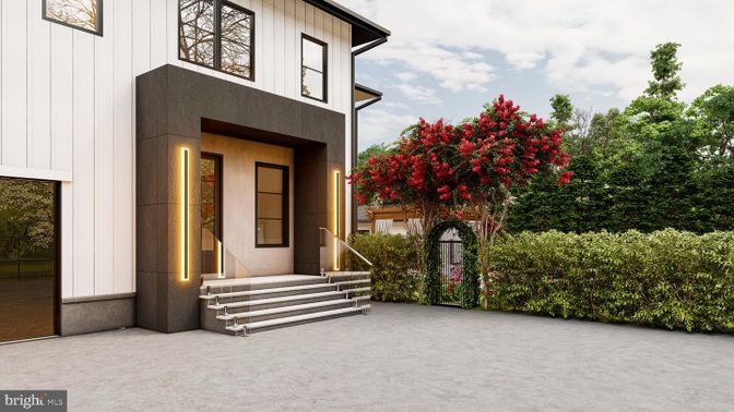 Exterior, Facade, Modern