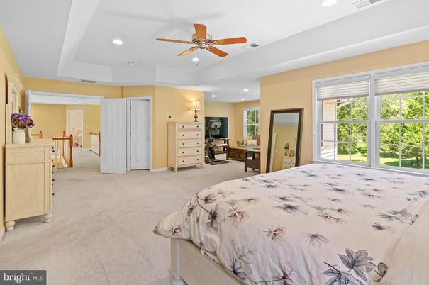 Bedroom, Home Office, Interior, Recessed Lighting