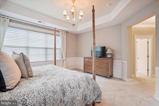 Bedroom, Chandelier, Interior