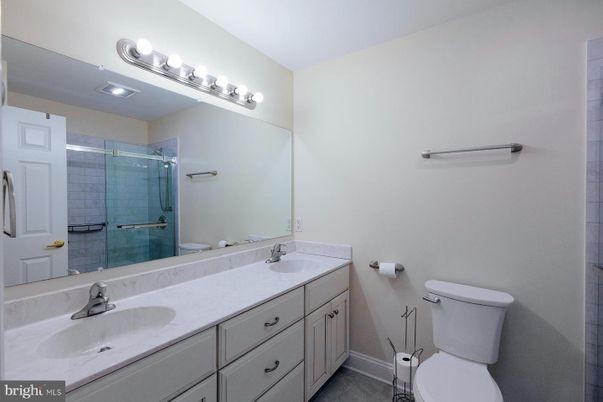Bathroom, Dual Sink Vanities, Glass Shower, Interior
