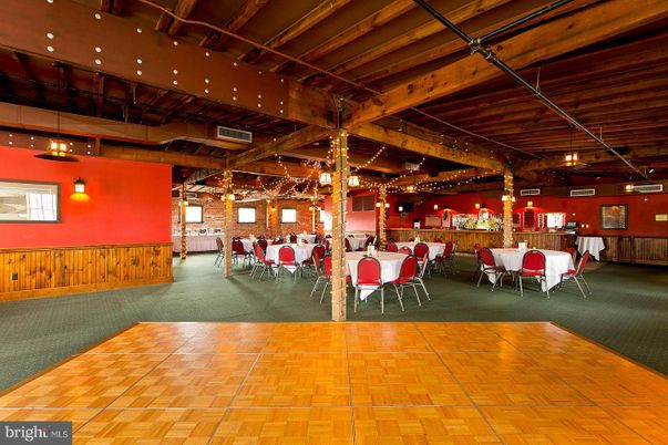 Dining room, Interior, Stone Walls, Wooden Beams