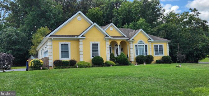 Attached, Backyard, Exterior, Facade, Brick Traditional