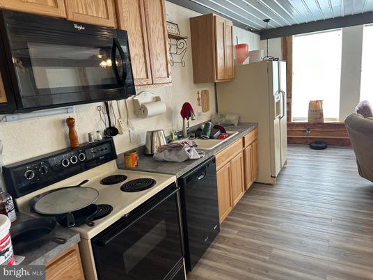 Interior, Kitchen, Wood Texture Flooring