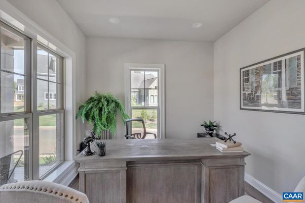 Home Office, Interior, Recessed Lighting