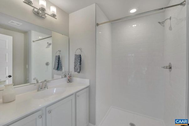 Bathroom, Interior, Recessed Lighting
