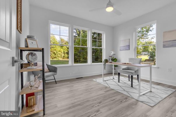 Home Office, Interior, Wood Texture Flooring