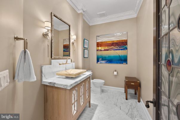 Bathroom, Dual Sink Vanities, Interior, Marble
