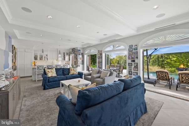 Interior, Kitchen, Living room, Recessed Lighting