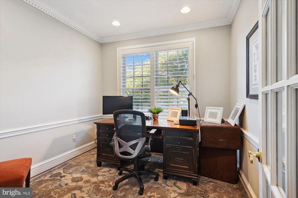 Home Office, Interior, Recessed Lighting
