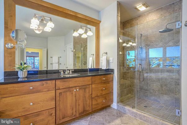 Bathroom, Dual Sink Vanities, Glass Shower, Interior